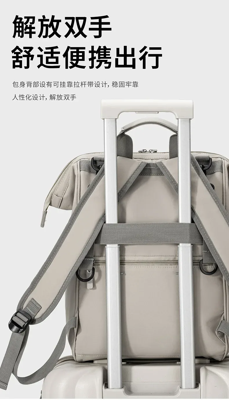 New Mom Bag: Multi-Functional, High-Capacity, Lightweight Diaper Bag with Milk Storage Compartment