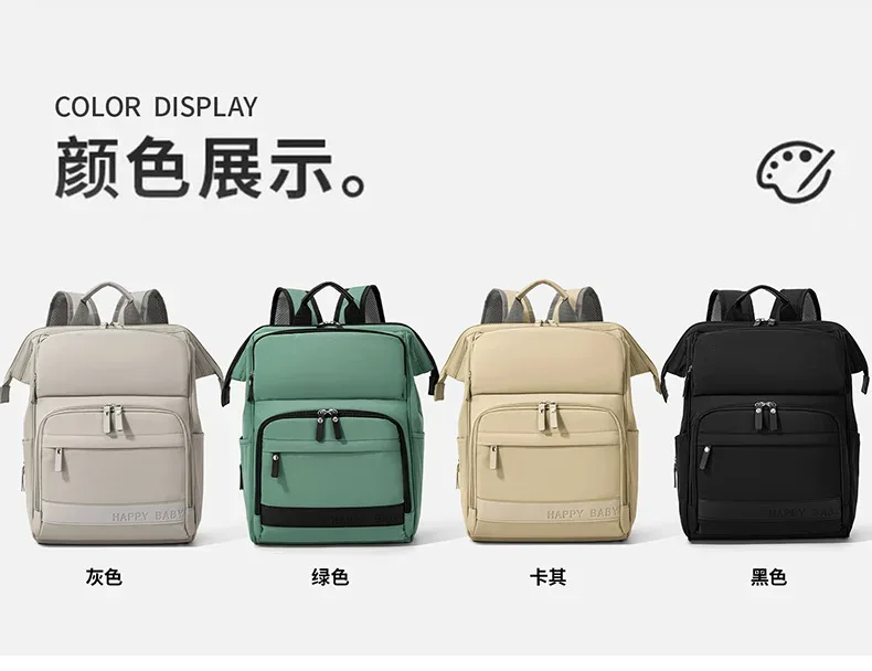 New Mom Bag: Multi-Functional, High-Capacity, Lightweight Diaper Bag with Milk Storage Compartment