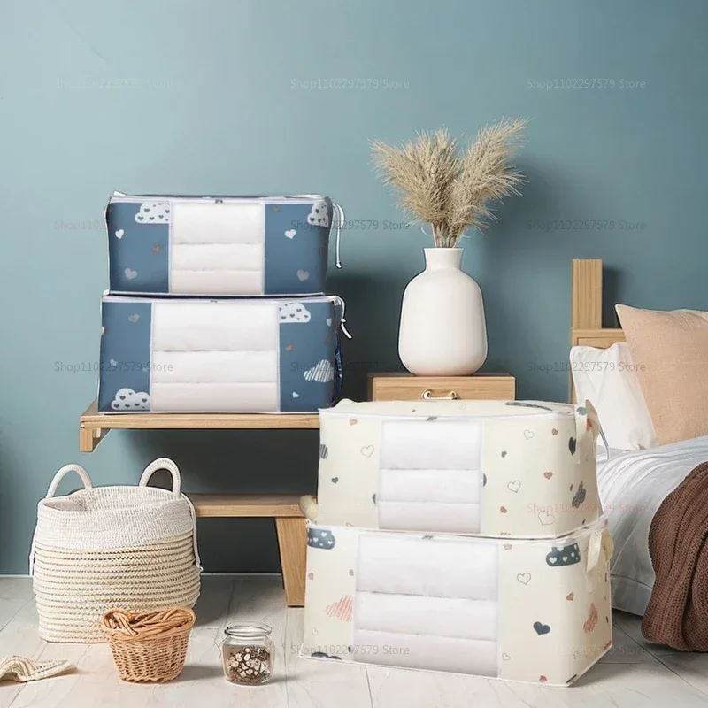 Large Capacity Multi-Purpose Storage Bag with Handles, Dustproof Moisture-Resistant Odorless Non-Woven Fabric
