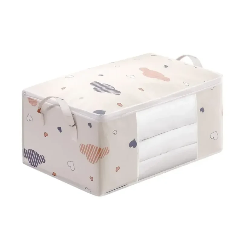 Large Capacity Multi-Purpose Storage Bag with Handles, Dustproof Moisture-Resistant Odorless Non-Woven Fabric