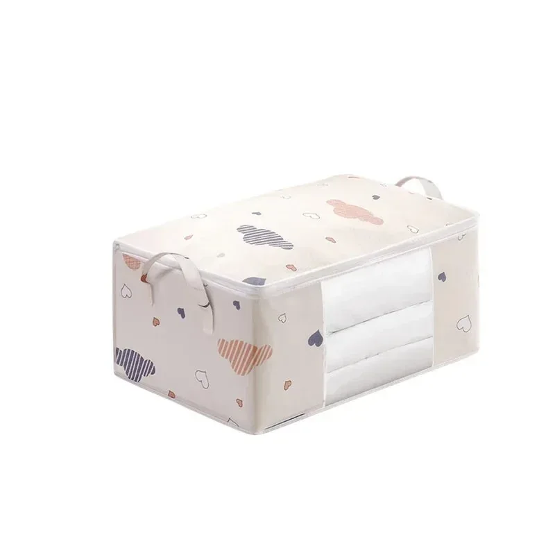 Large Capacity Multi-Purpose Storage Bag with Handles, Dustproof Moisture-Resistant Odorless Non-Woven Fabric