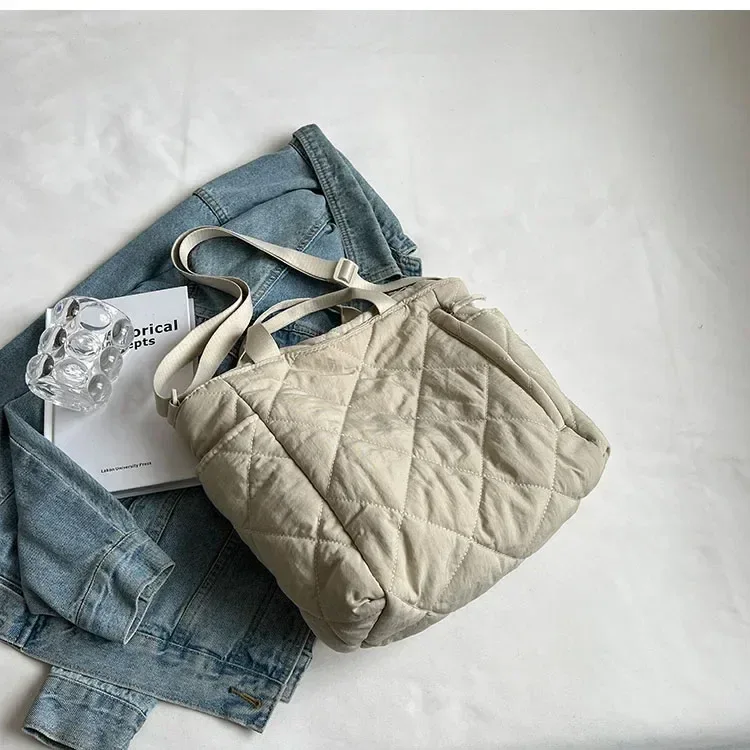 Large Capacity Mommy Bag for Women Totes Baby Diaper Nappy Bags Shoulder Cotton Ladies Maternity Shopping Bags