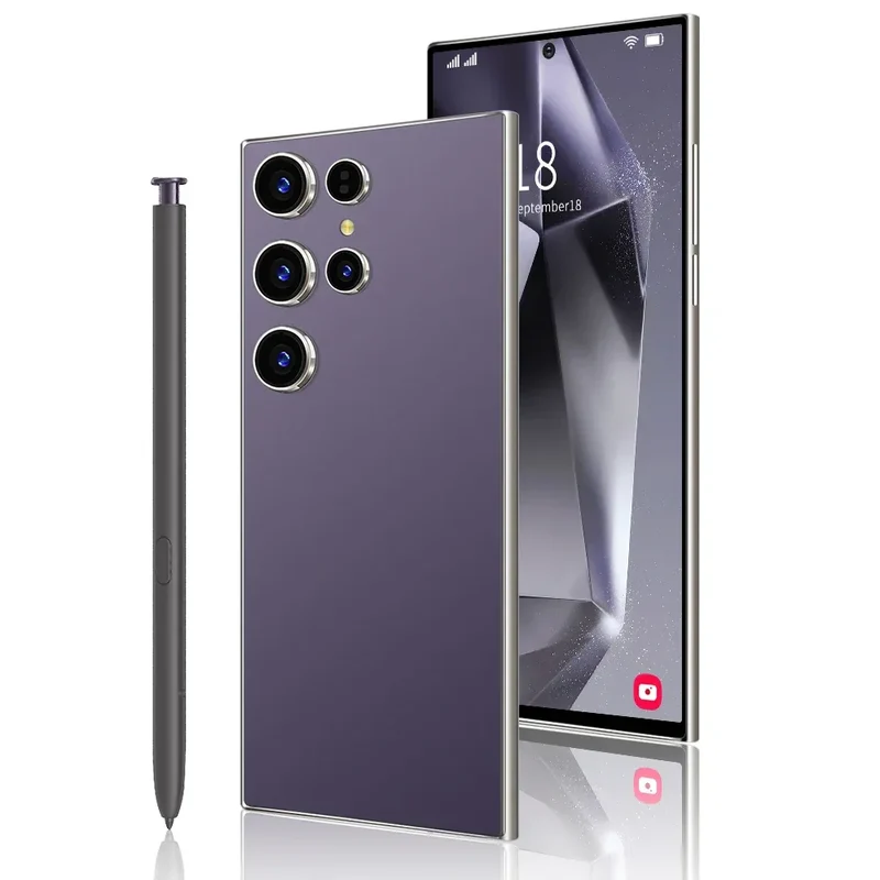 Hot Selling 5G Smartphone S24 S25 Ultra Telephone 7.0 Inch Android Phones Unlocked 16G+1TB Cellphone Mobile Phones 4G 3G