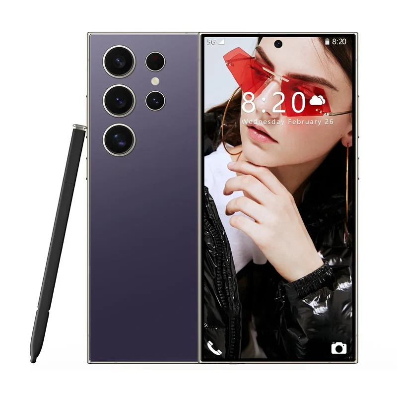 Hot Selling 5G Smartphone S24 S25 Ultra Telephone 7.0 Inch Android Phones Unlocked 16G+1TB Cellphone Mobile Phones 4G 3G