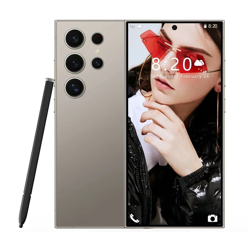 Hot Selling 5G Smartphone S24 S25 Ultra Telephone 7.0 Inch Android Phones Unlocked 16G+1TB Cellphone Mobile Phones 4G 3G