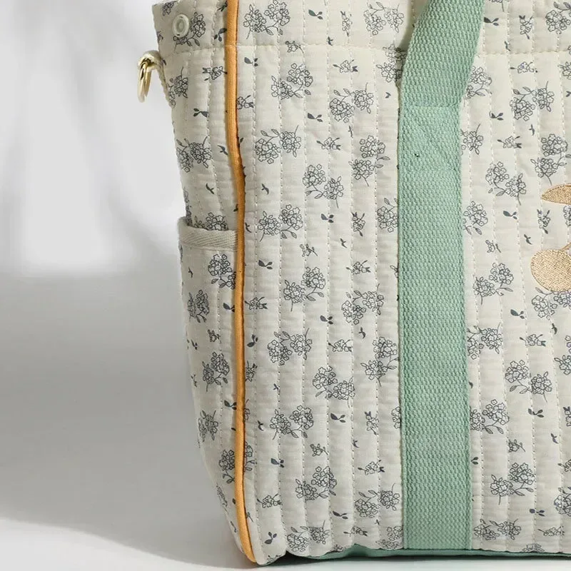 Diaper bag Mommy nappy Bag Large Capacity Tote Bag Luxury Designer Bag Mother and Baby Bag Floral Messenger Diaper Bag