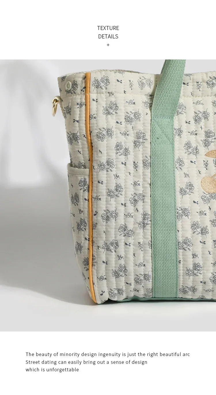Diaper bag Mommy nappy Bag Large Capacity Tote Bag Luxury Designer Bag Mother and Baby Bag Floral Messenger Diaper Bag