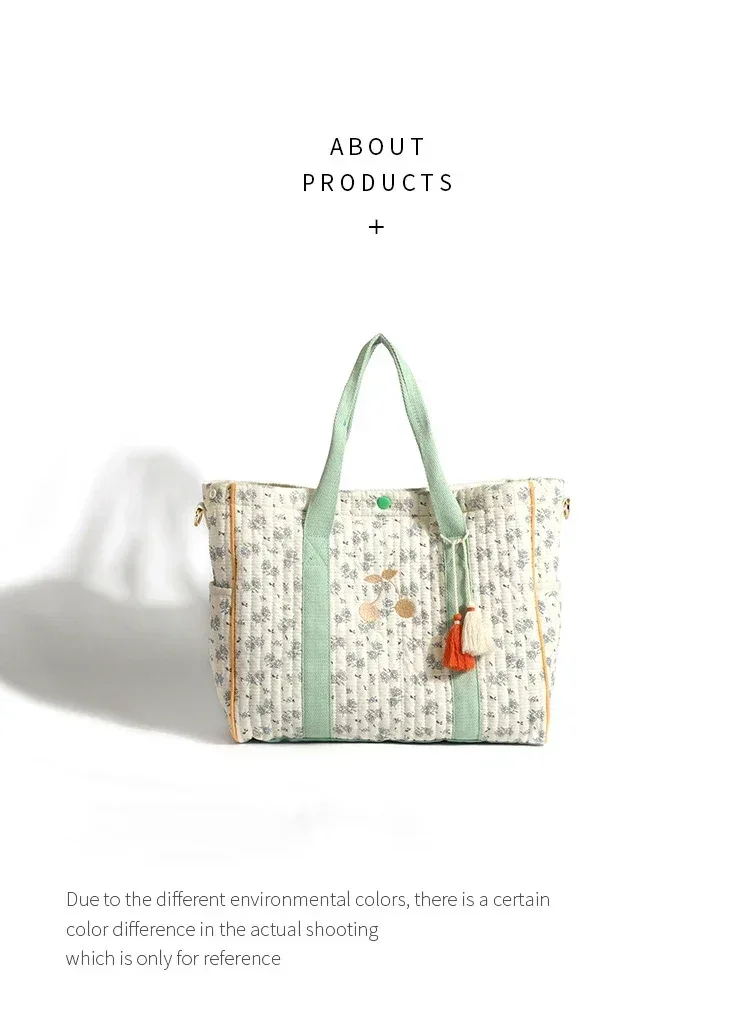 Diaper bag Mommy nappy Bag Large Capacity Tote Bag Luxury Designer Bag Mother and Baby Bag Floral Messenger Diaper Bag