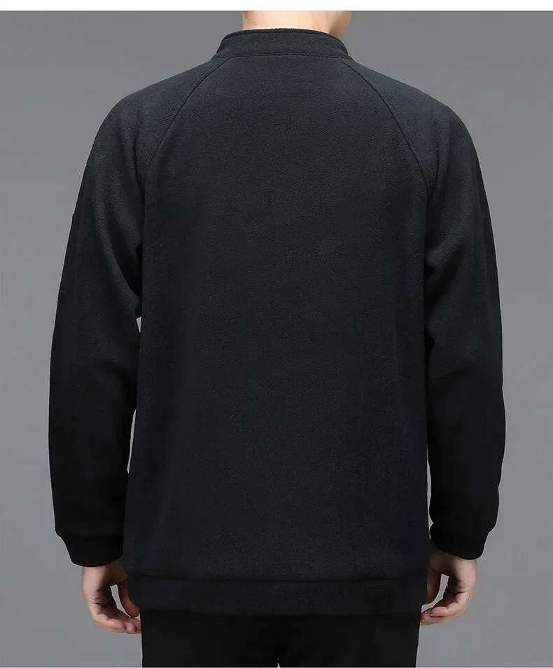 Men's Sweatshirs Spring Fall Long-sleeved T-shirt Top Loose Trend Round Neck Bottoming Shirt Lightweight Casual Sports
