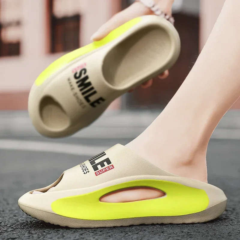 Unisex Eva Injection Sandals Flat Slip-On Slippers for Beach Bath and Indoor Use Dropshipping Recommended for Men and Women