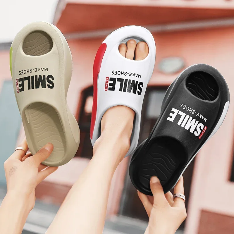 Unisex Eva Injection Sandals Flat Slip-On Slippers for Beach Bath and Indoor Use Dropshipping Recommended for Men and Women