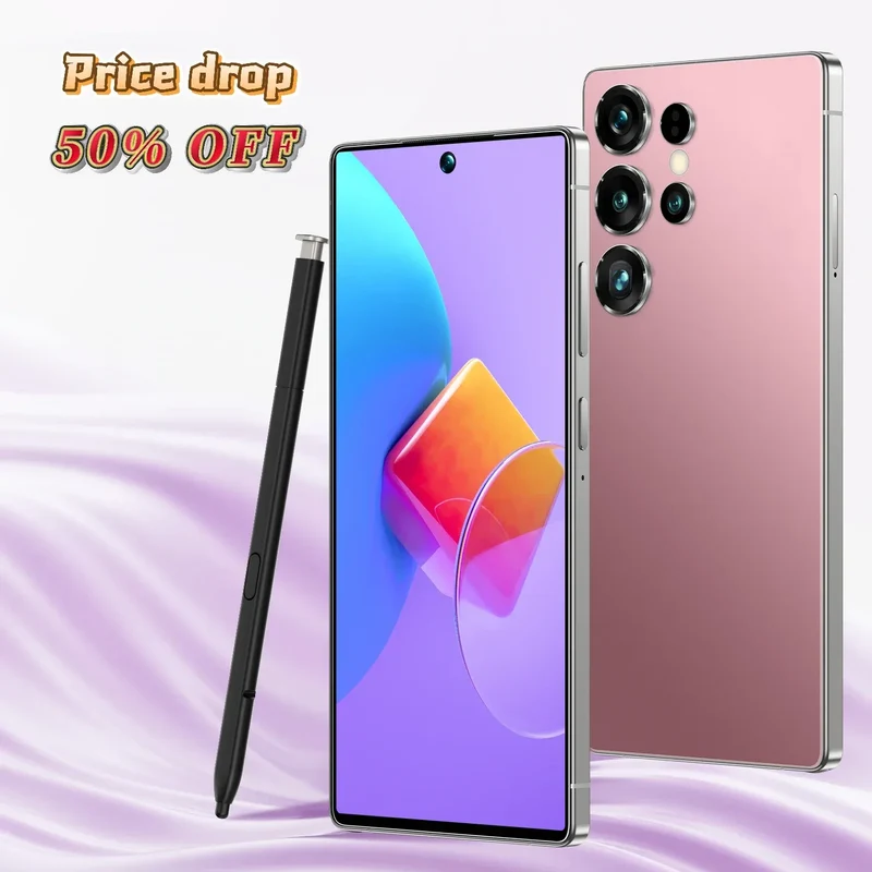 22GB+2TB Large Memory S25 Ultra 5G Dual SIM Smartphone Latest Processor Deca Core LCD 7.3" Android 15 Gaming Mobile Telephone