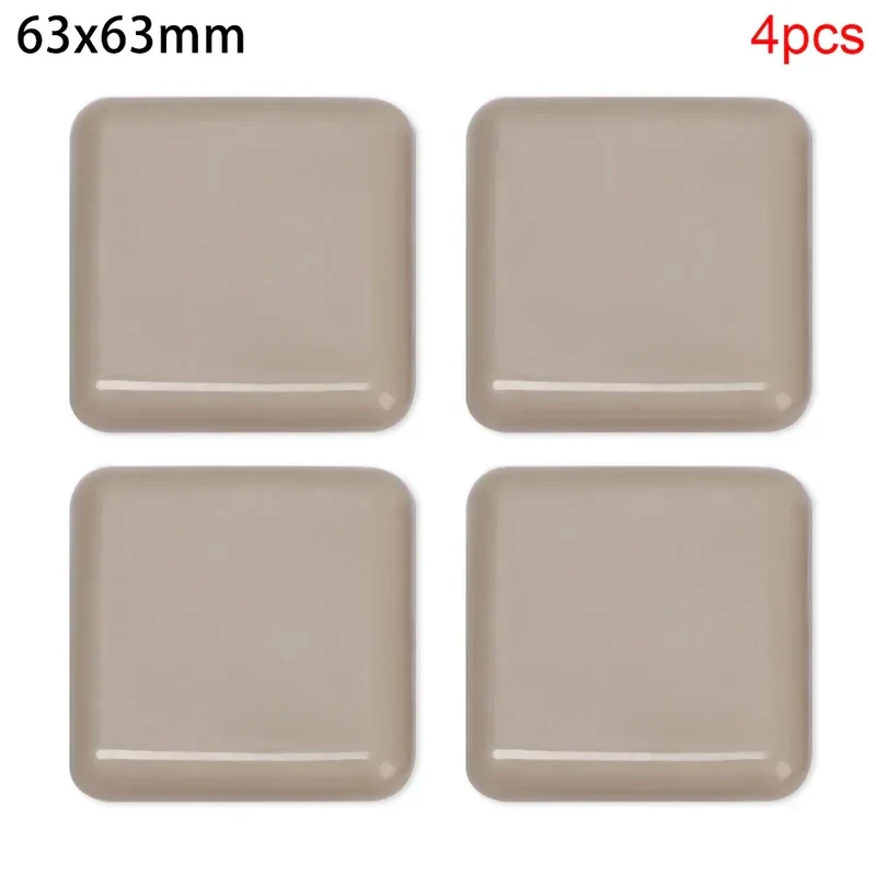4pcs Furniture Leg Slider Pads Anti Scratch Easy Move Heavy Furniture Thickened Moving Pad Anti-abrasion Floor Protector Mat
