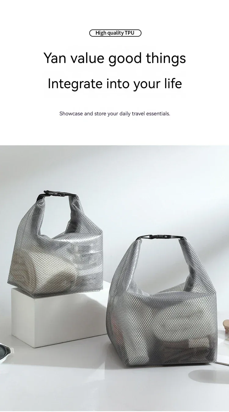 Large Capacity Waterproof Storage Bag Buggy Bag Travel Makeup Portable Storage Bag Outdoor Fitness Clothing Swimming Wash Bag