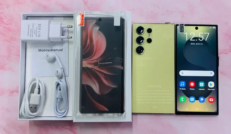 22G+2TB 2025 Brand New High Configuration Telephone S25 Ultra 5G Smartphone Dual SIM Android15 Built-in Pen 108MP Rear Camera