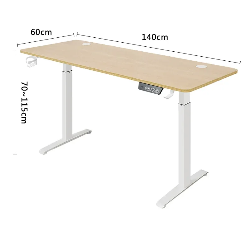 Electric Standing up Desk, Height Adjustable Electric Sit Stand Desk, Computer Desk Height Adjustable for Home Office Study Desk