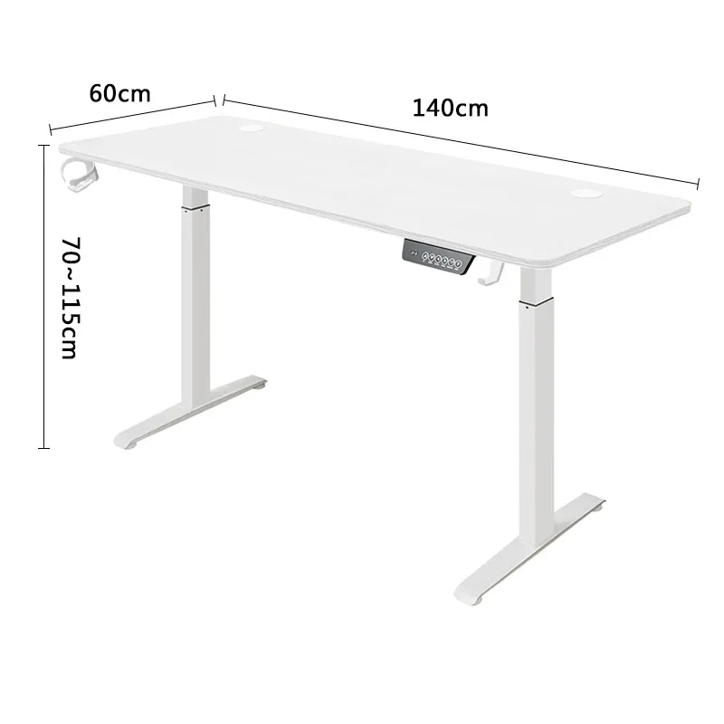 Electric Standing up Desk, Height Adjustable Electric Sit Stand Desk, Computer Desk Height Adjustable for Home Office Study Desk