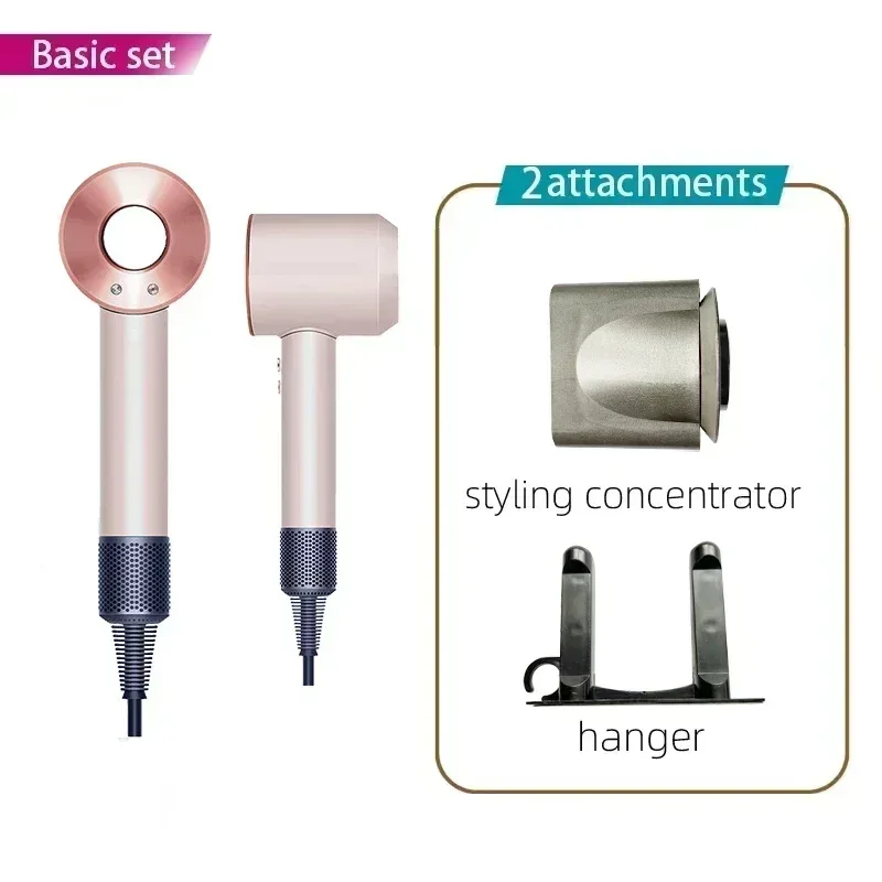 2025 Super Hair Dryer 220V Leafless Hair Dryer Personal Hair Care Styling Negative Ion Tool Schedule Negative Ion Electric Dryer