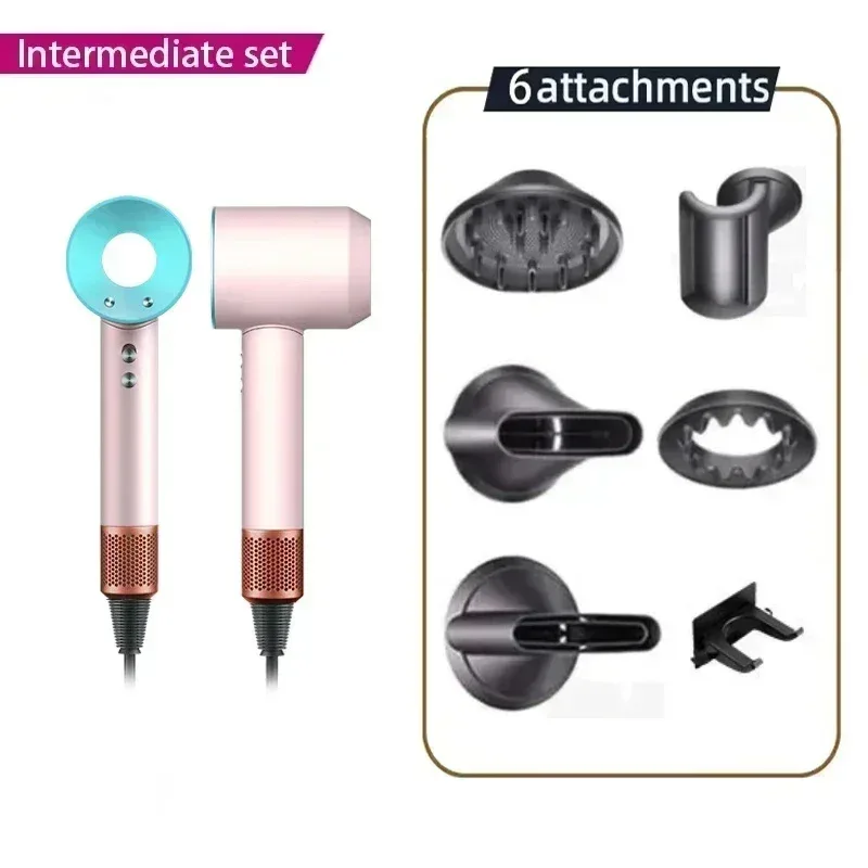 2025 Super Hair Dryer 220V Leafless Hair Dryer Personal Hair Care Styling Negative Ion Tool Schedule Negative Ion Electric Dryer