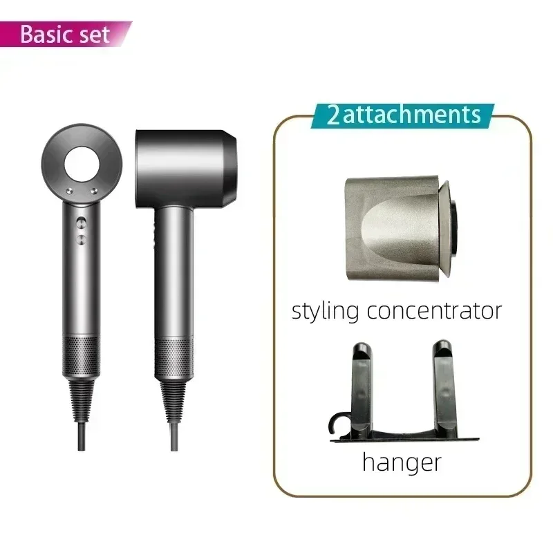 2025 Super Hair Dryer 220V Leafless Hair Dryer Personal Hair Care Styling Negative Ion Tool Schedule Negative Ion Electric Dryer