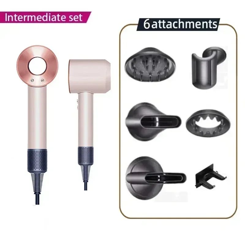2025 Super Hair Dryer 220V Leafless Hair Dryer Personal Hair Care Styling Negative Ion Tool Schedule Negative Ion Electric Dryer