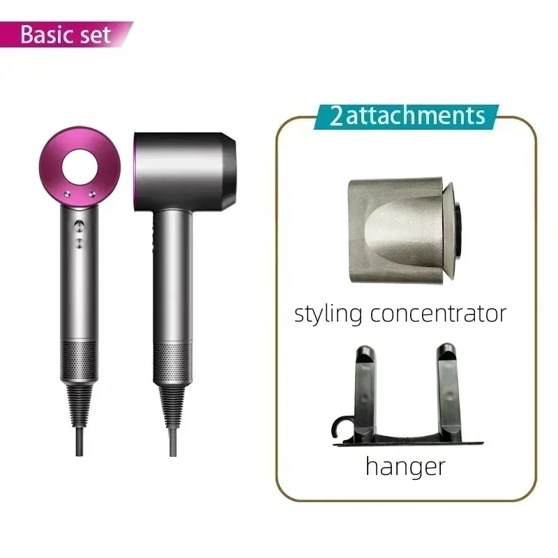 2025 Super Hair Dryer 220V Leafless Hair Dryer Personal Hair Care Styling Negative Ion Tool Schedule Negative Ion Electric Dryer