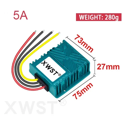 XWST DC DC 9-35V 12v 24v to 12.6v 13.8v 14.5v Constant Current 5A-25A CC Ternary Lithium Lithium Iron Phosphate Battery Charger