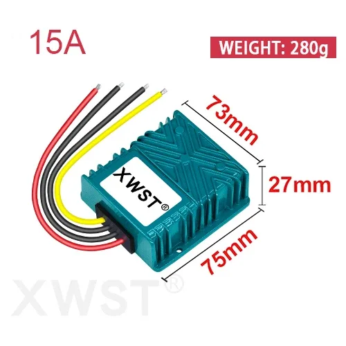 XWST DC DC 9-35V 12v 24v to 12.6v 13.8v 14.5v Constant Current 5A-25A CC Ternary Lithium Lithium Iron Phosphate Battery Charger