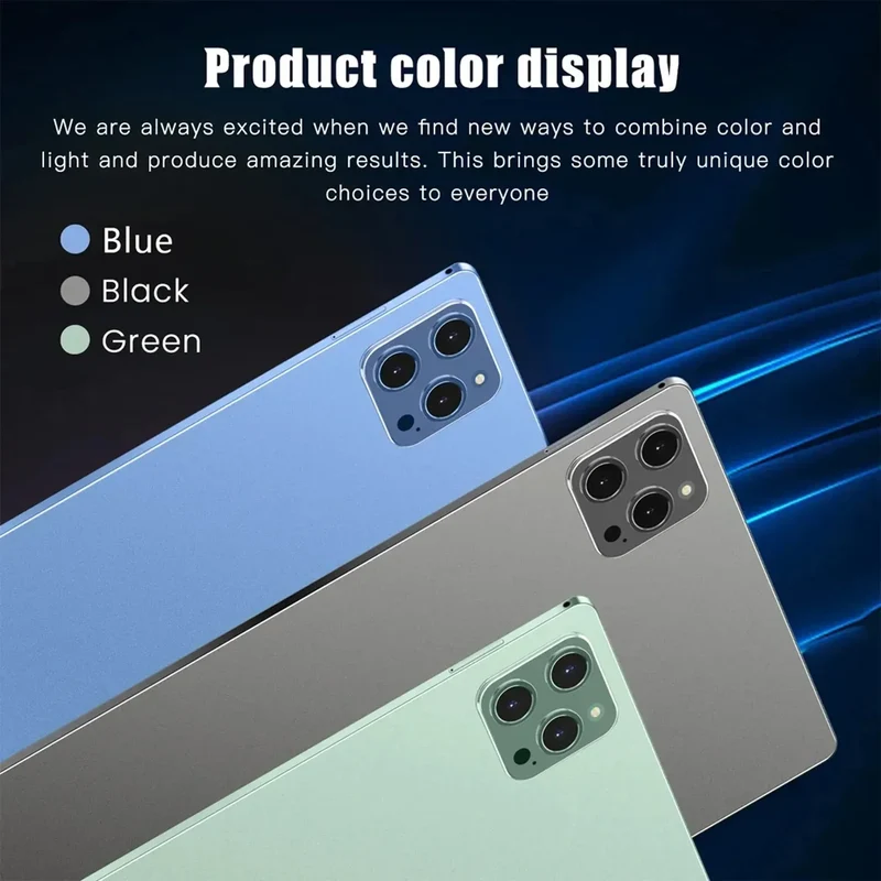2025 Global BDF Android 13 Android Tablet 4GB+64GB HD Touch Screen Dual Card WIFI 6000mAh Battery Octa Core