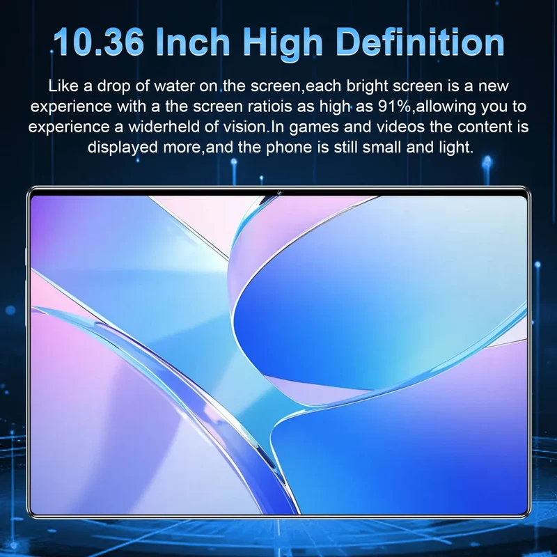 Global Version 10.36 Inch 14 Core 20000mAh New 5G Tablet 16GB+1TB Dual SIM Android 13.0 16MP+32MP Camera Bluetooth WiFi GPS WPS
