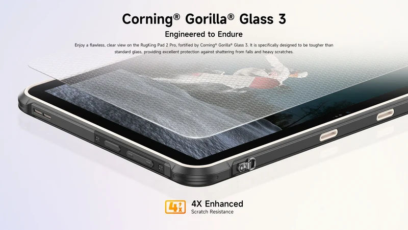 [Built-in eSIM] Ulefone RugKing Pad 2 Pro Rugged Tablet 10200mAh 10.1"Up to 16GB RAM,256GB ROM Android 16 48MP 10.1" 4G Global