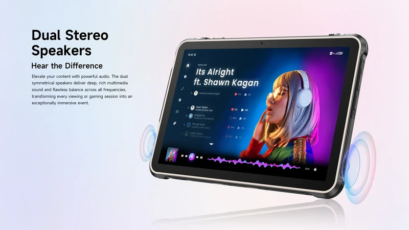 [Built-in eSIM] Ulefone RugKing Pad 2 Pro Rugged Tablet 10200mAh 10.1"Up to 16GB RAM,256GB ROM Android 16 48MP 10.1" 4G Global