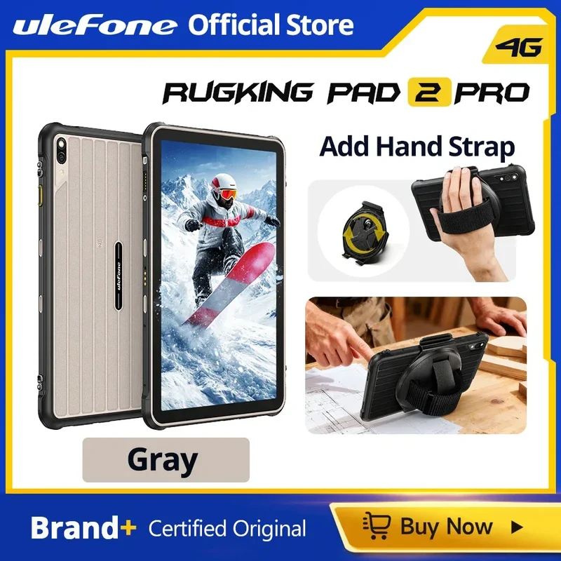 [Built-in eSIM] Ulefone RugKing Pad 2 Pro Rugged Tablet 10200mAh 10.1"Up to 16GB RAM,256GB ROM Android 16 48MP 10.1" 4G Global