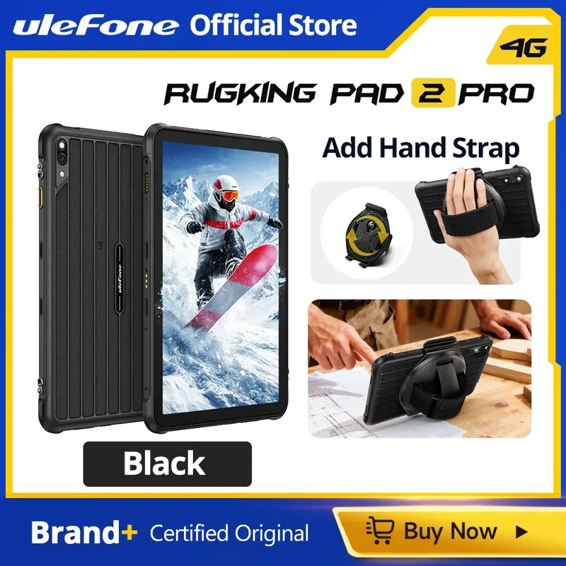 [Built-in eSIM] Ulefone RugKing Pad 2 Pro Rugged Tablet 10200mAh 10.1"Up to 16GB RAM,256GB ROM Android 16 48MP 10.1" 4G Global