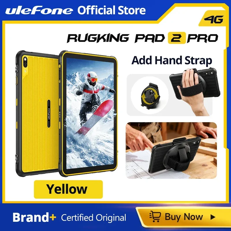 [Built-in eSIM] Ulefone RugKing Pad 2 Pro Rugged Tablet 10200mAh 10.1"Up to 16GB RAM,256GB ROM Android 16 48MP 10.1" 4G Global