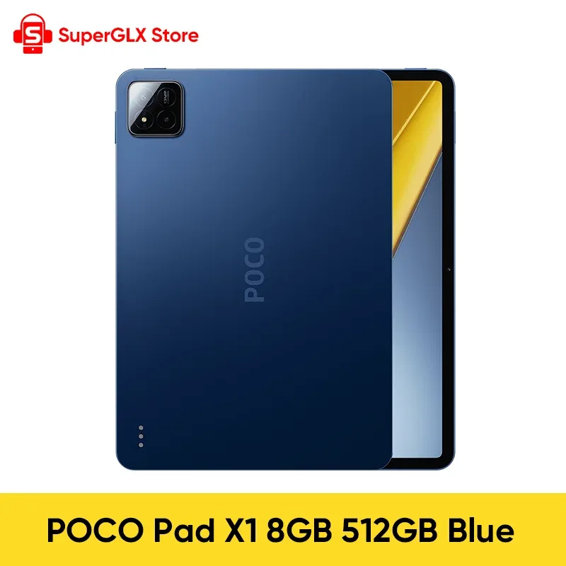 Global Version POCO Pad X1 Tablets Snapdragon 7+ Gen 3 11.2'' 144Hz Display 13MP 8850mAh 45W Turbo Charging 8GB 512GB Wi-Fi