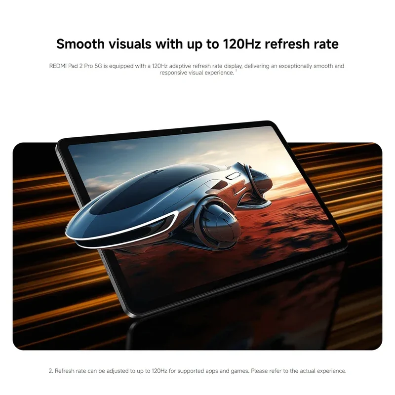 Global Version Xiaomi redmi pad 2 pro 5G 12.1 " 12000mAh Battery 8GB 256GB Flexible 5G connectivity 5G+eSIM Xiaomi HyperOS
