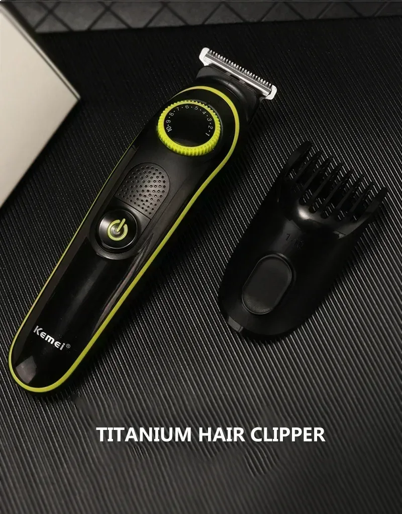 Hair Clipper Kemei KM-696 Multifunctional Trimmer for Men Electric Shaver for Men's Razor Nose 5 in 1 Professional Trimmer
