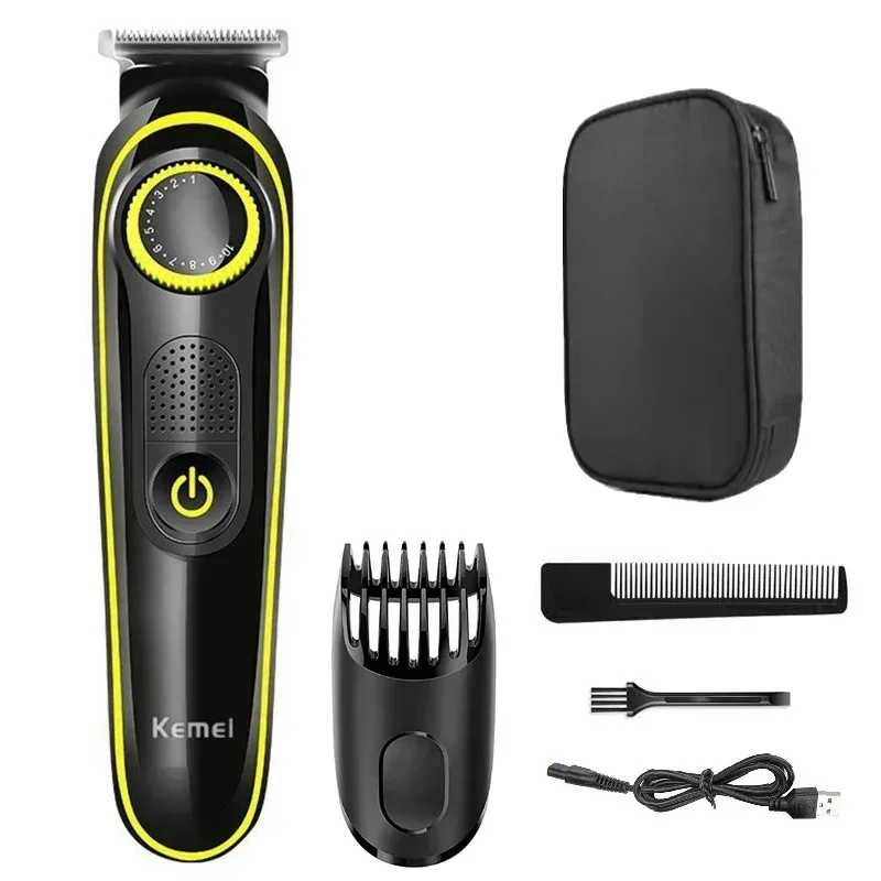 Hair Clipper Kemei KM-696 Multifunctional Trimmer for Men Electric Shaver for Men's Razor Nose 5 in 1 Professional Trimmer