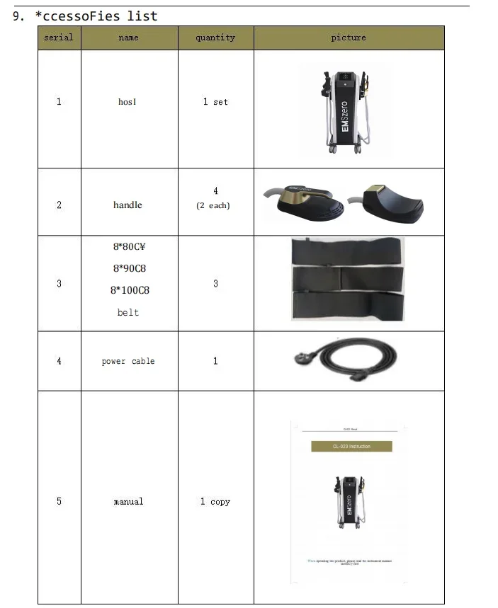 EMSzero HIEMT RF High Intensity Vibration Pulse Electronic Body Shaping Massage Muscle Massage