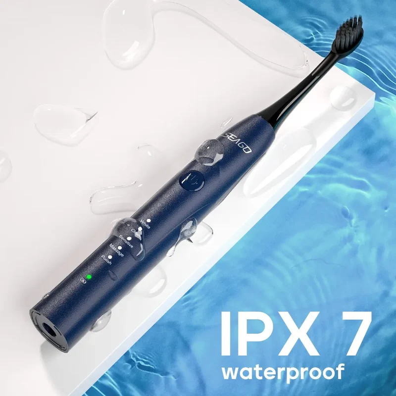 Seago Electric Toothbrush Two-engines Magnetic Core Oral Care Smart Adult Timer Brush Waterproof Brushes SG540