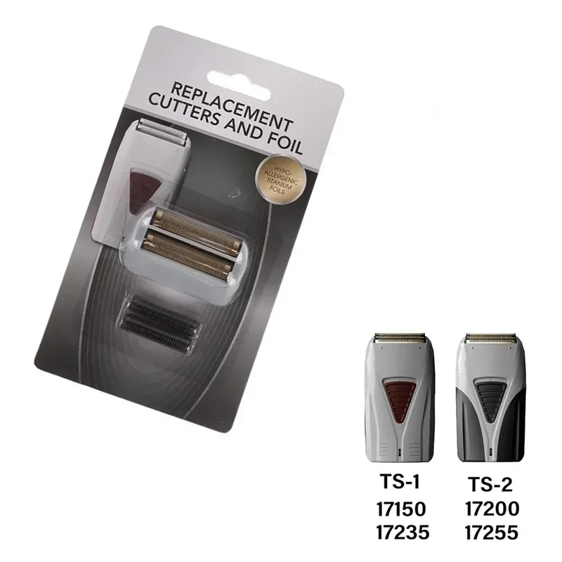Electric Shaver Replacement Foil and Cutters Fit For Andis 17150(TS-1)，17155，17200 Replacement Accessories Head Blade