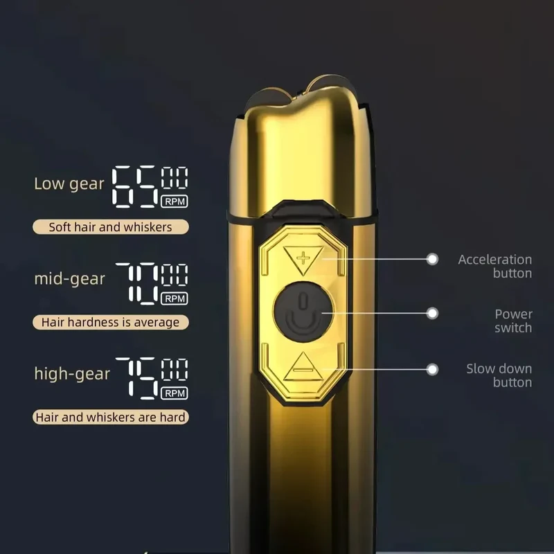 Kemei TX10 Electric Shaver Hair Rechargeable Facial & Beard Foil Razor For Men Bald Head Shaving For Men Machine Barber