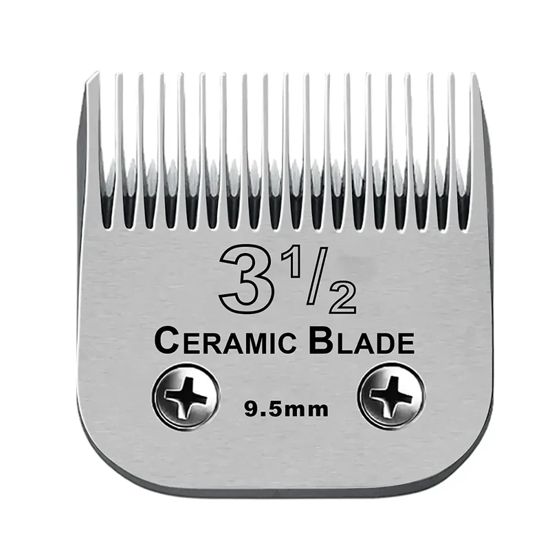 Pet Dog Cat Detachable Ceramic Blade Compatible with Andis,Oster A5 & 76,Wahl KM 10 Series Animals Grooming Clippers