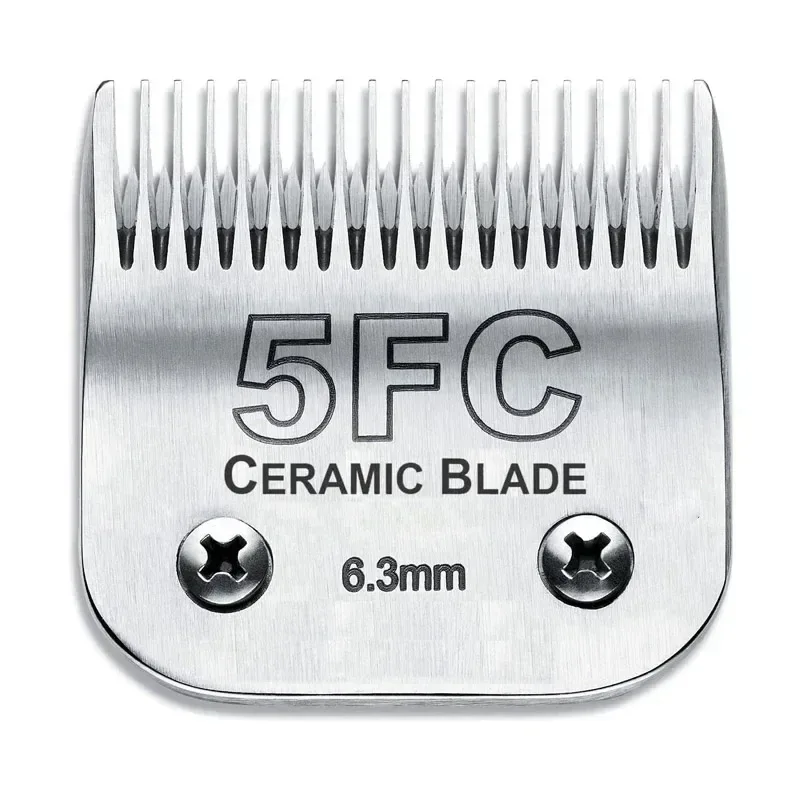 Pet Dog Cat Detachable Ceramic Blade Compatible with Andis,Oster A5 & 76,Wahl KM 10 Series Animals Grooming Clippers