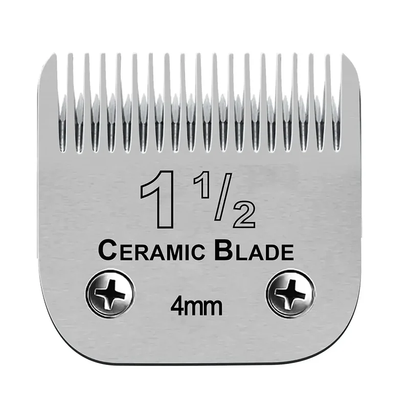 Pet Dog Cat Detachable Ceramic Blade Compatible with Andis,Oster A5 & 76,Wahl KM 10 Series Animals Grooming Clippers