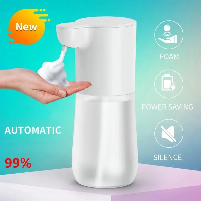 HOMEFISH Smart Sensor Automatic Soap Dispenser 350ml USB Charging Contactless Soap Foam Dispenser Hand Sanitizer Machine