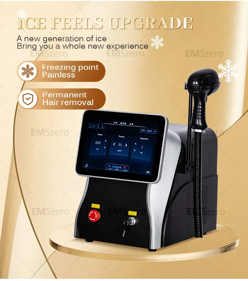 3500W Freezing Point Private Parts Body Face 808nm Diode Laser Hair Removal Machine Multifunction Permanent Painless Epilator