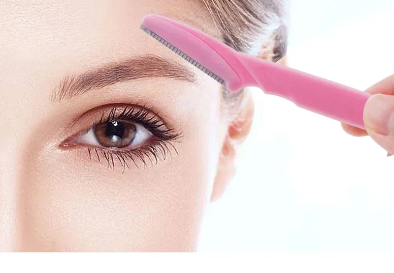 3/4/10Pcs Eyebrow Trimmer Blade Shaver Portable Face Razor Eye Brow Epilation Hair Removal Cutters Safety Razor Woman Makeup