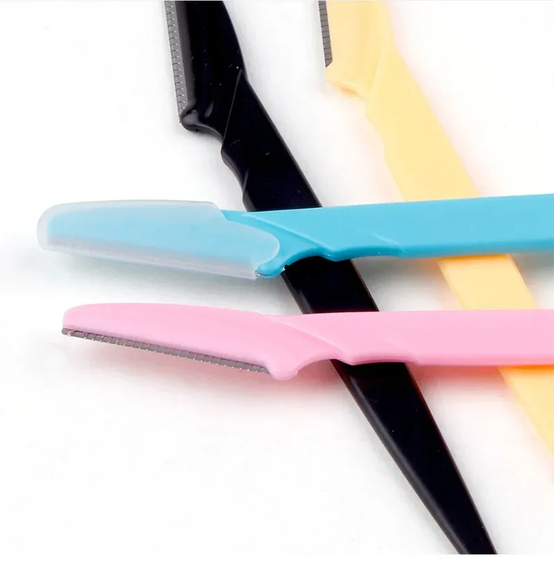 3/4/10Pcs Eyebrow Trimmer Blade Shaver Portable Face Razor Eye Brow Epilation Hair Removal Cutters Safety Razor Woman Makeup